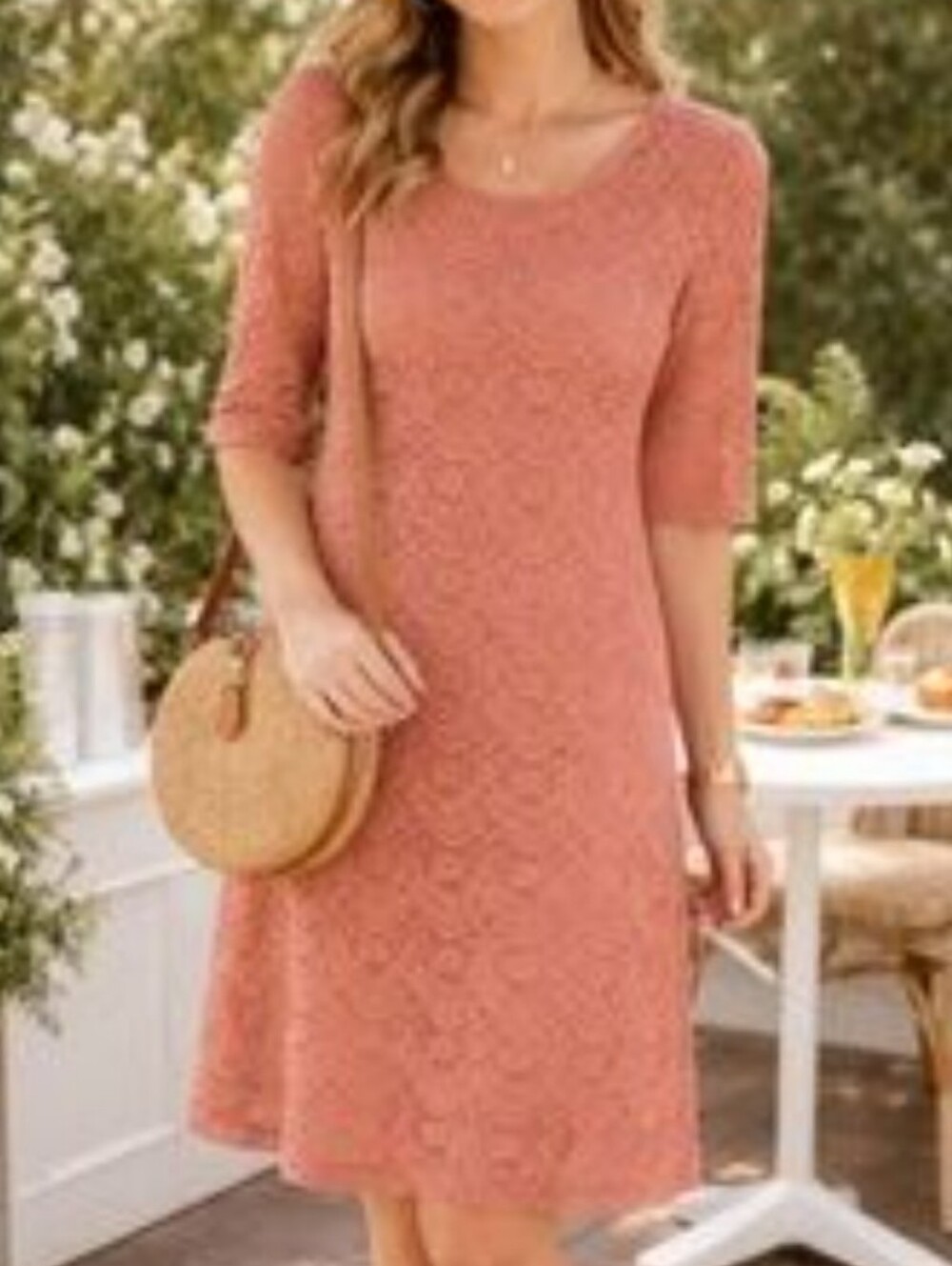 NWT Apt 9 Dress Lace Pull On Large Knee Length